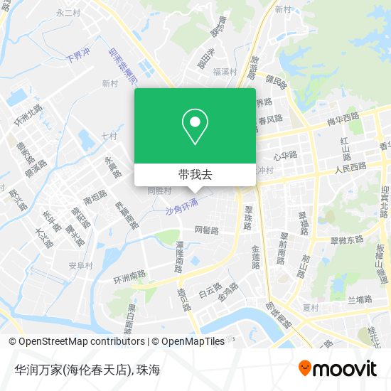 华润万家(海伦春天店)地图