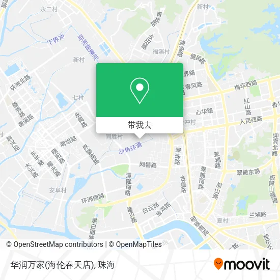 华润万家(海伦春天店)地图
