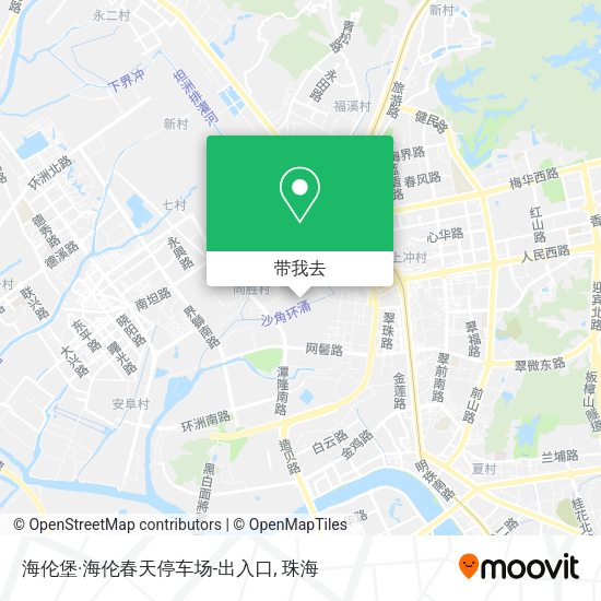 海伦堡·海伦春天停车场-出入口地图