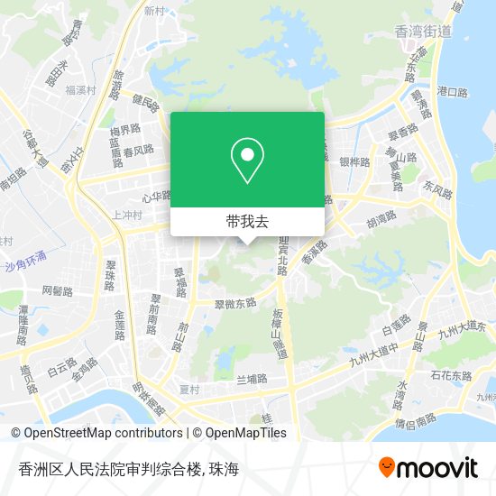 香洲区人民法院审判综合楼地图