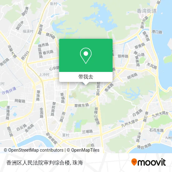 香洲区人民法院审判综合楼地图
