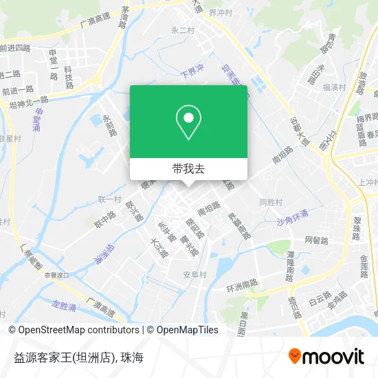 益源客家王(坦洲店)地图