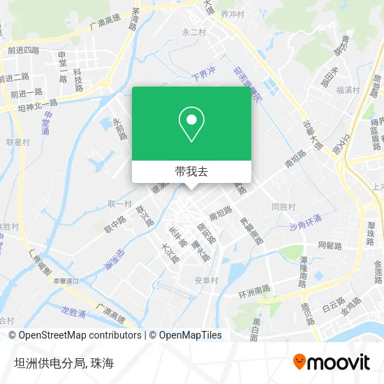 坦洲供电分局地图