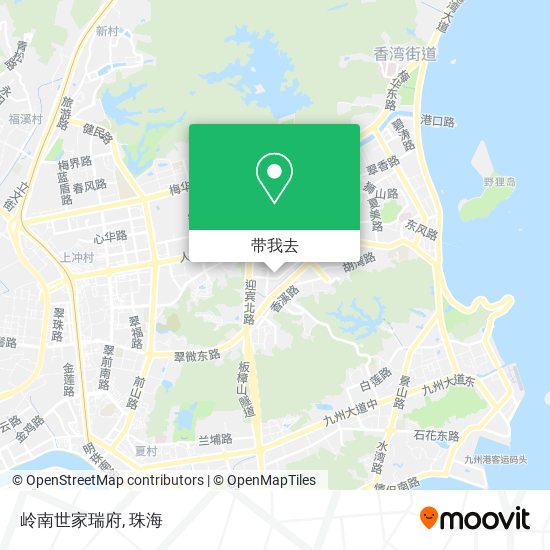 岭南世家瑞府地图