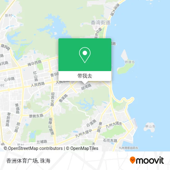 香洲体育广场地图