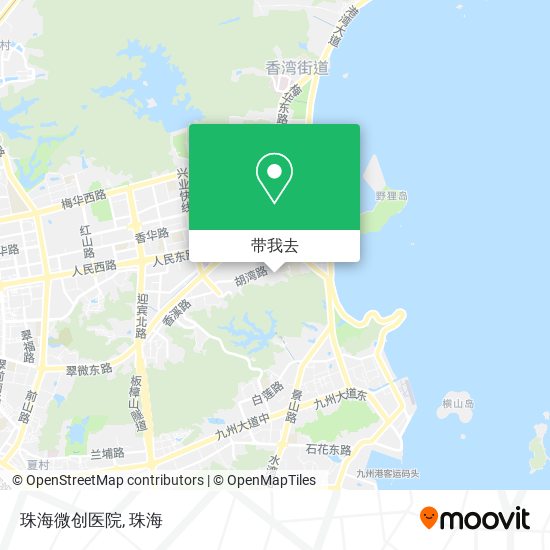 珠海微创医院地图