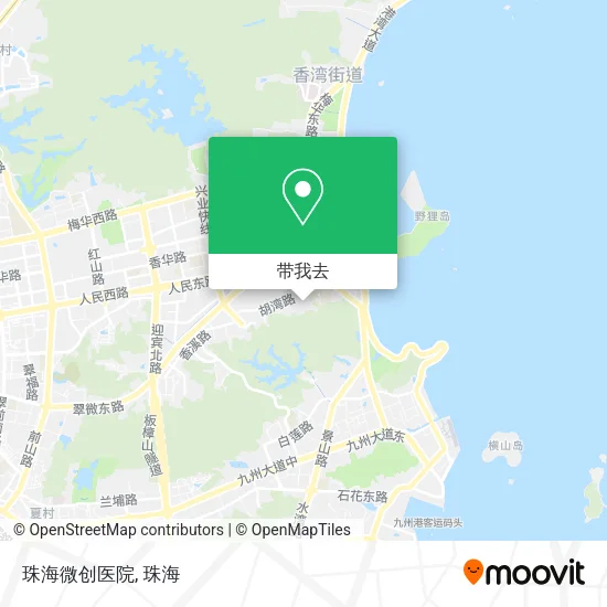 珠海微创医院地图