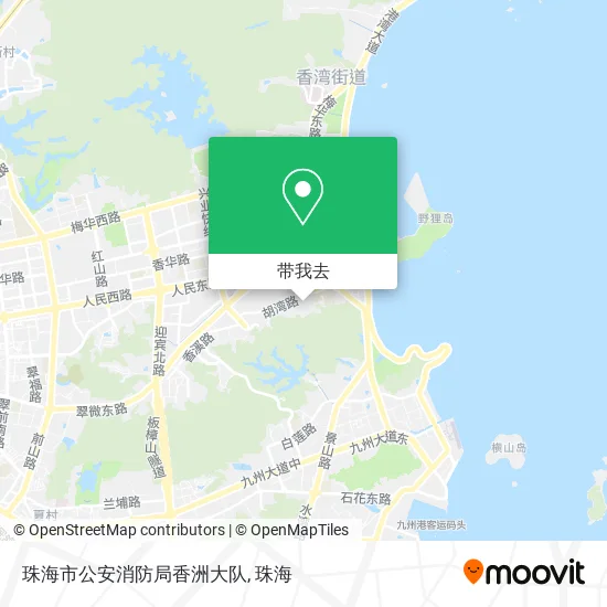 珠海市公安消防局香洲大队地图