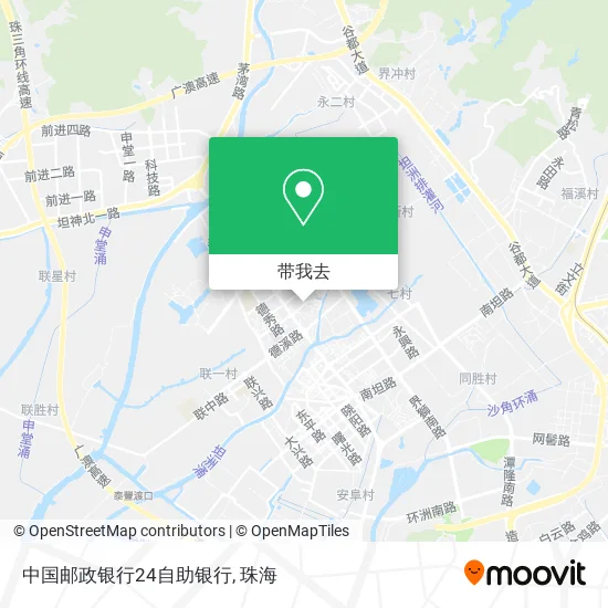中国邮政银行24自助银行地图