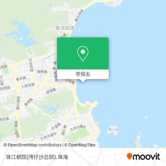 珠江棋院(湾仔沙总部)地图