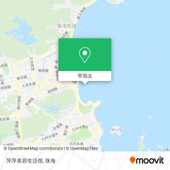 萍萍美容生活馆地图