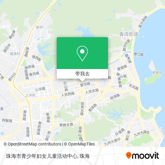 珠海市青少年妇女儿童活动中心地图