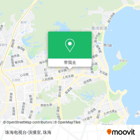 珠海电视台-演播室地图