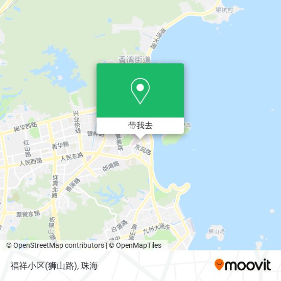 福祥小区(狮山路)地图