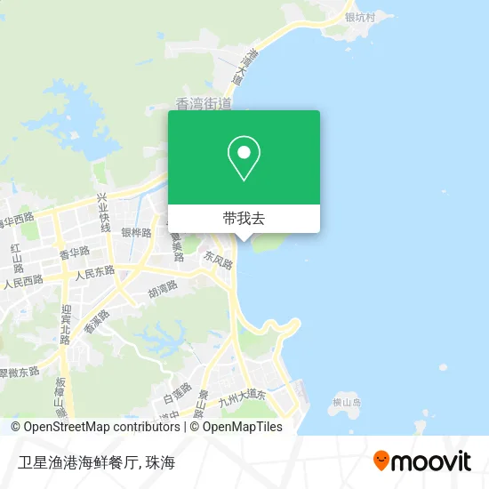 卫星渔港海鲜餐厅地图