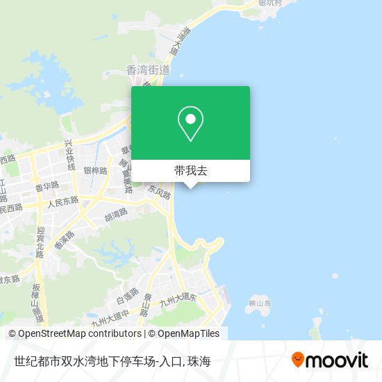 世纪都市双水湾地下停车场-入口地图