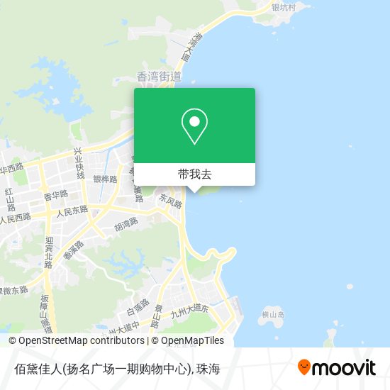 佰黛佳人(扬名广场一期购物中心)地图