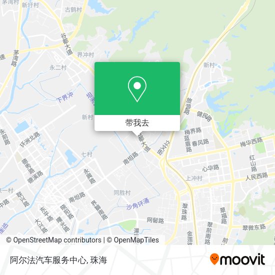 阿尔法汽车服务中心地图