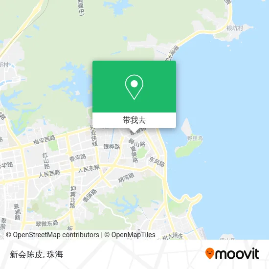 新会陈皮地图