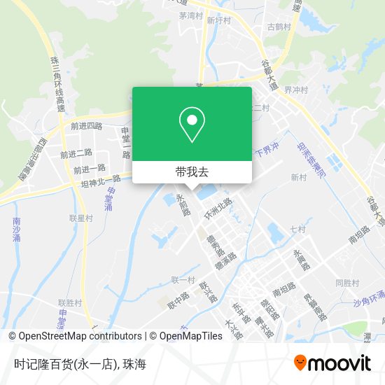 时记隆百货(永一店)地图