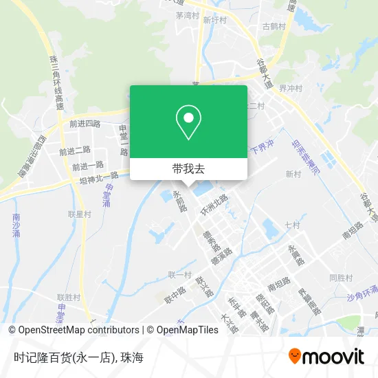 时记隆百货(永一店)地图