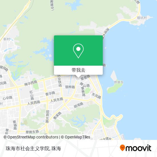 珠海市社会主义学院地图