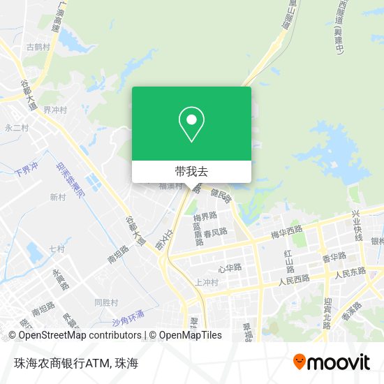 珠海农商银行ATM地图