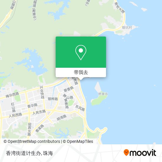 香湾街道计生办地图