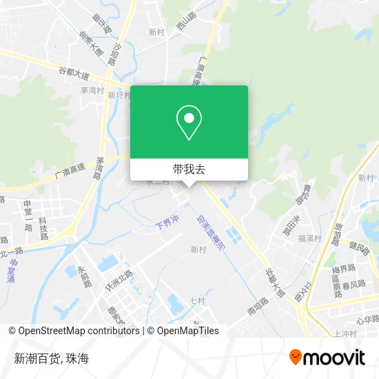 新潮百货地图