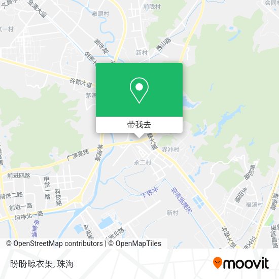 盼盼晾衣架地图