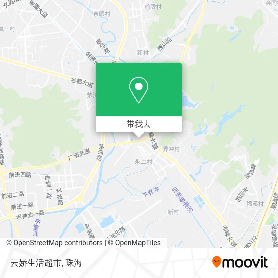 云娇生活超市地图