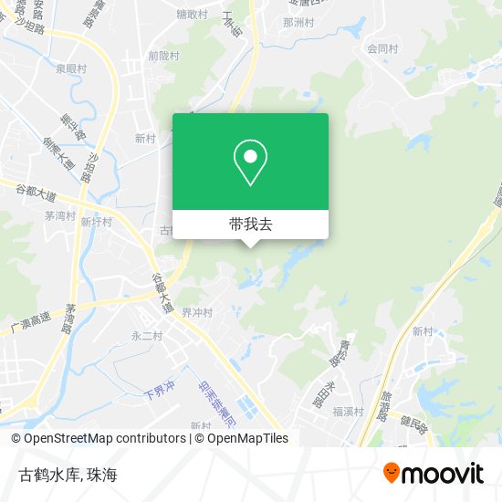 古鹤水库地图
