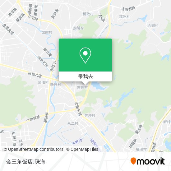 金三角饭店地图