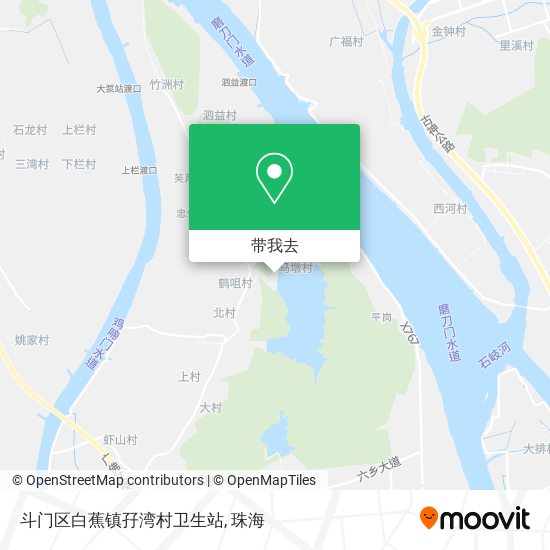 斗门区白蕉镇孖湾村卫生站地图