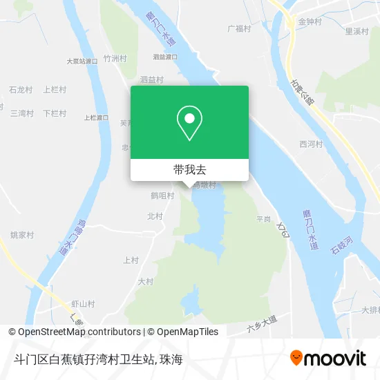 斗门区白蕉镇孖湾村卫生站地图