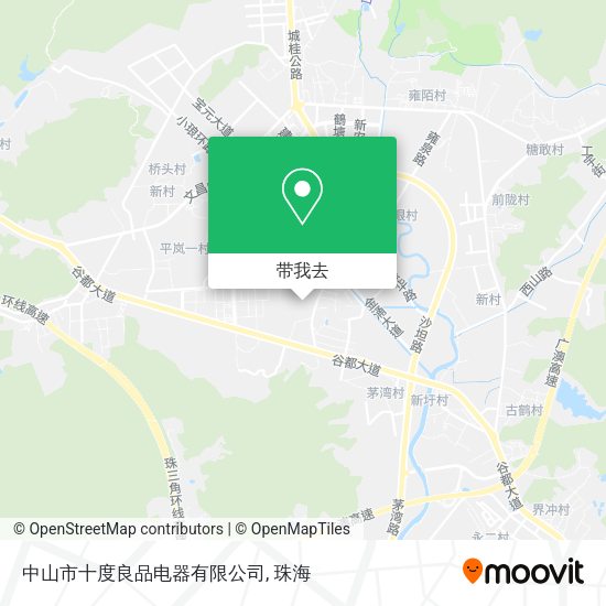 中山市十度良品电器有限公司地图