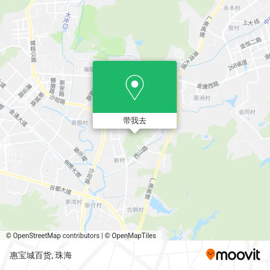 惠宝城百货地图