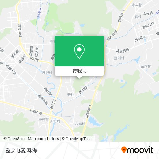 盈众电器地图