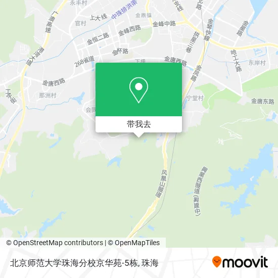 北京师范大学珠海分校京华苑-5栋地图