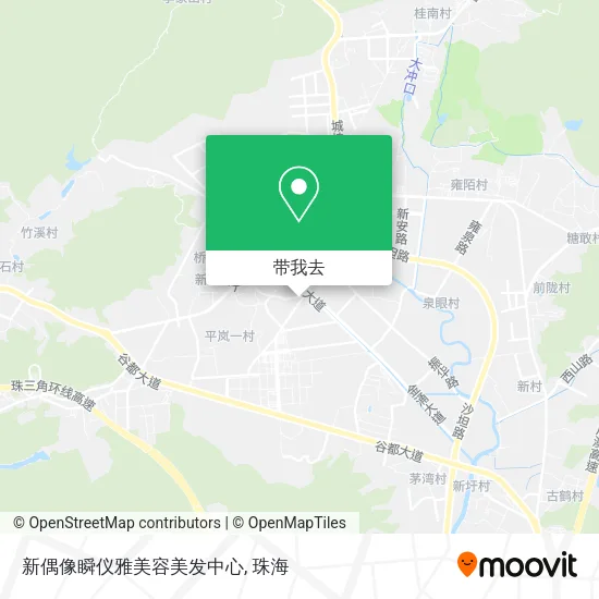 新偶像瞬仪雅美容美发中心地图