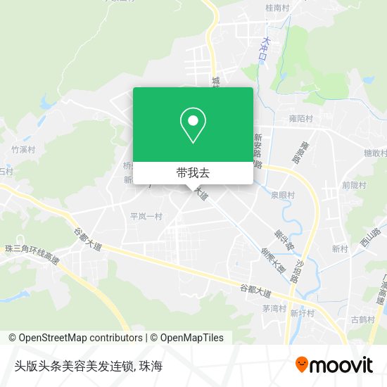 头版头条美容美发连锁地图