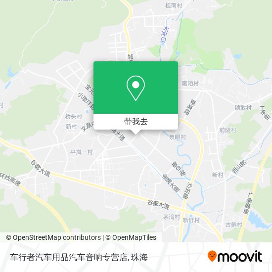 车行者汽车用品汽车音响专营店地图