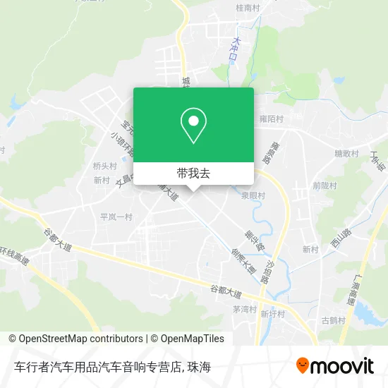 车行者汽车用品汽车音响专营店地图
