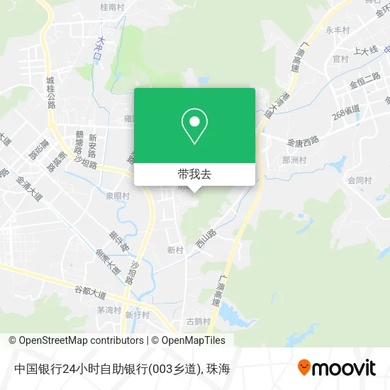 中国银行24小时自助银行(003乡道)地图