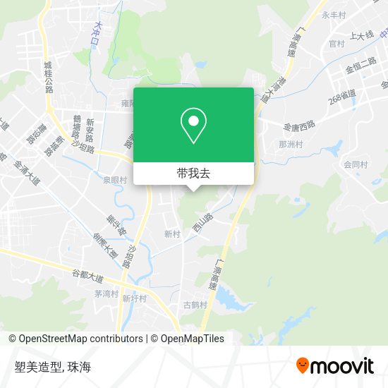 塑美造型地图