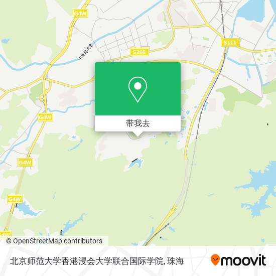 北京师范大学香港浸会大学联合国际学院地图
