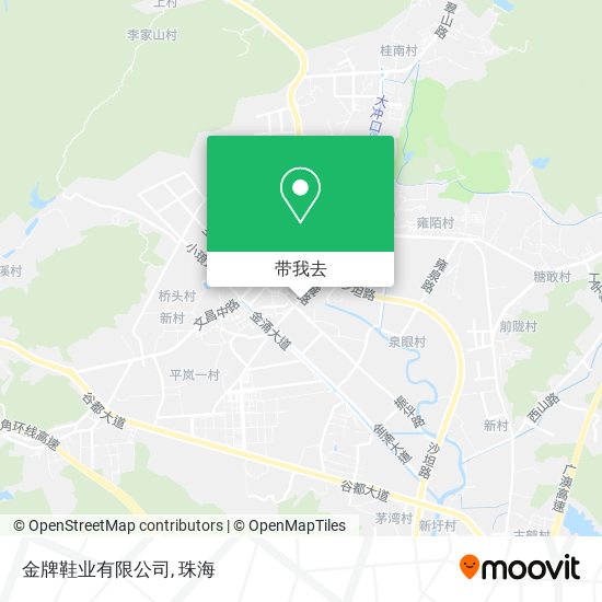 金牌鞋业有限公司地图