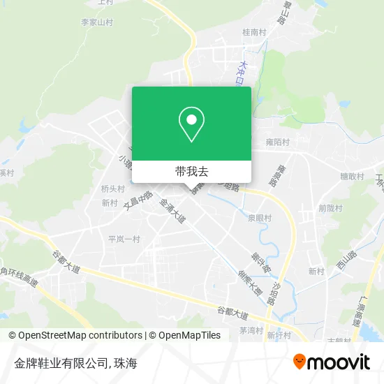 金牌鞋业有限公司地图