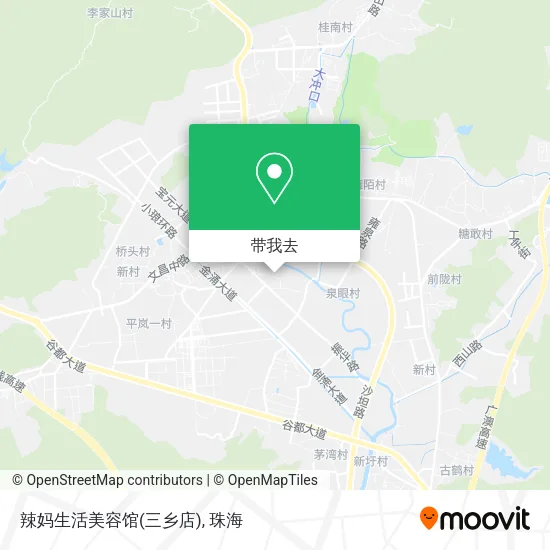辣妈生活美容馆(三乡店)地图