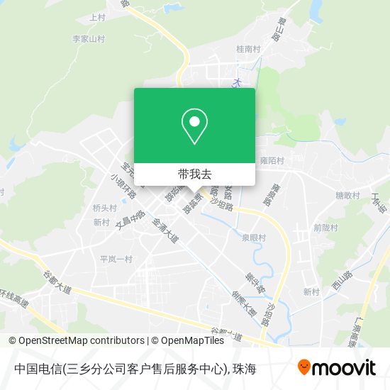 中国电信(三乡分公司客户售后服务中心)地图